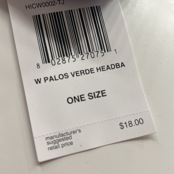 Hurley W Palos Verde Headband NWT Royal Blue - Picture 4 of 5